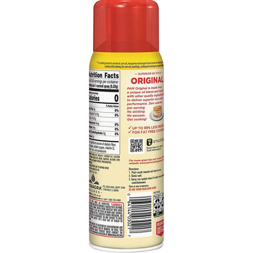 Pam The Original No-Stick Cooking Spray, 6 Oz