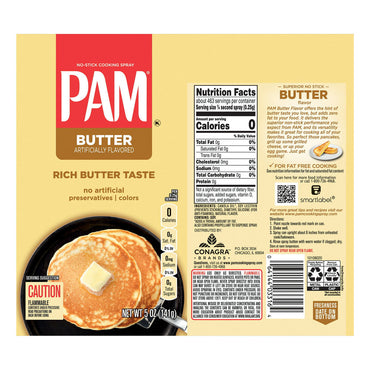 PAM Butter Flavor Canola Oil Spray, 5 Oz