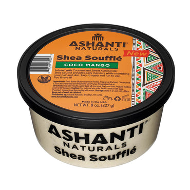 Ashanti Naturals Shea Souffle Whipped Shea Butter, Coco Mango, 8 Oz