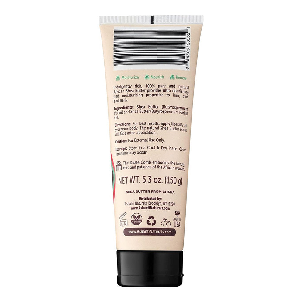 Ashanti Naturals Ultra Moisturizing Whipped White Shea Butter, 5.3 Oz