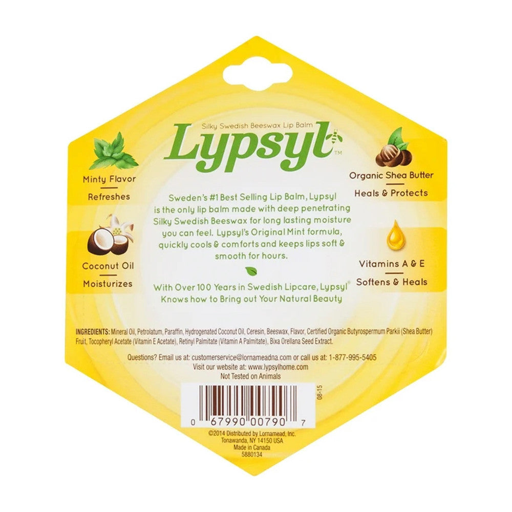 Lypsyl Intense Protection Original Mint, Lip Balm, 0.10 Oz