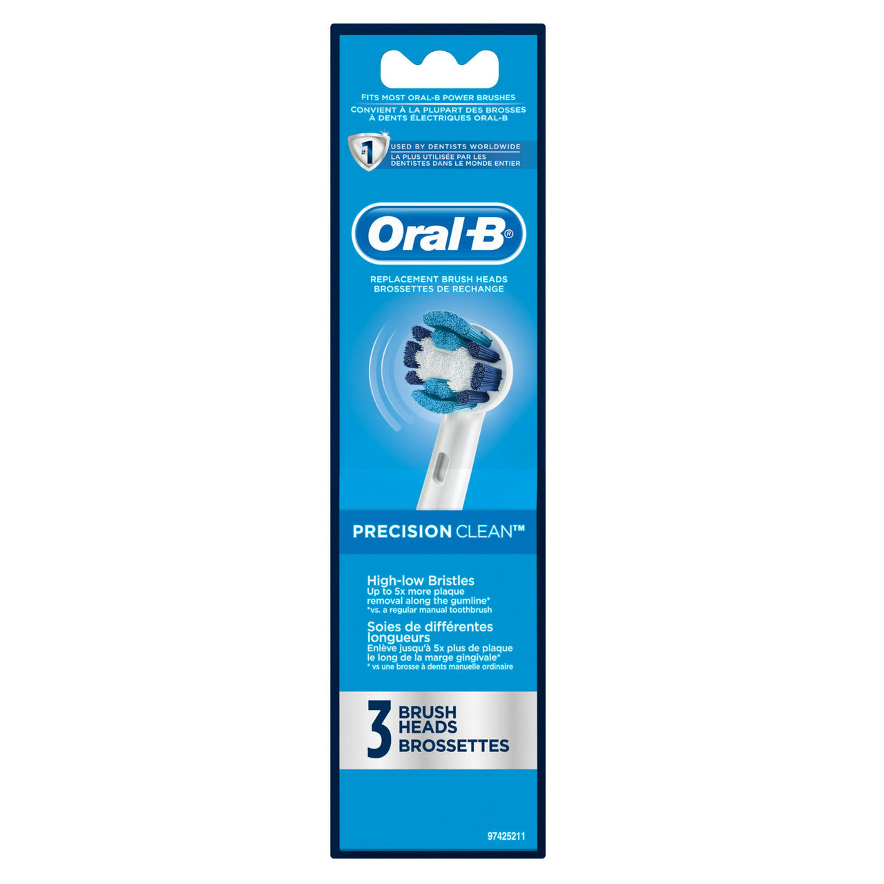 Oral B Precision Clean Tooth Brush Refills, 3 Ea
