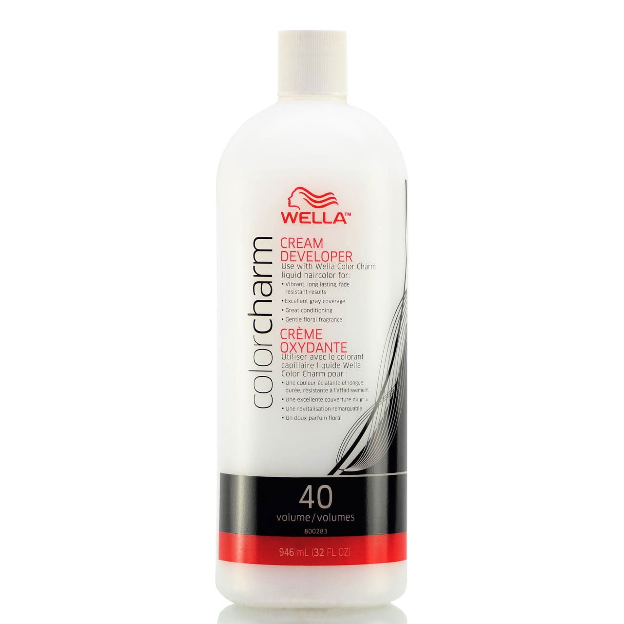 Wella Color Charm Creme Developer 40 Volume for Hair, 32 Oz