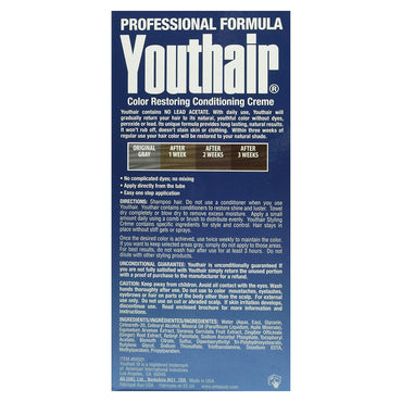 Youthair Color Restoring Hair Conditioning Creme, 3.75 oz