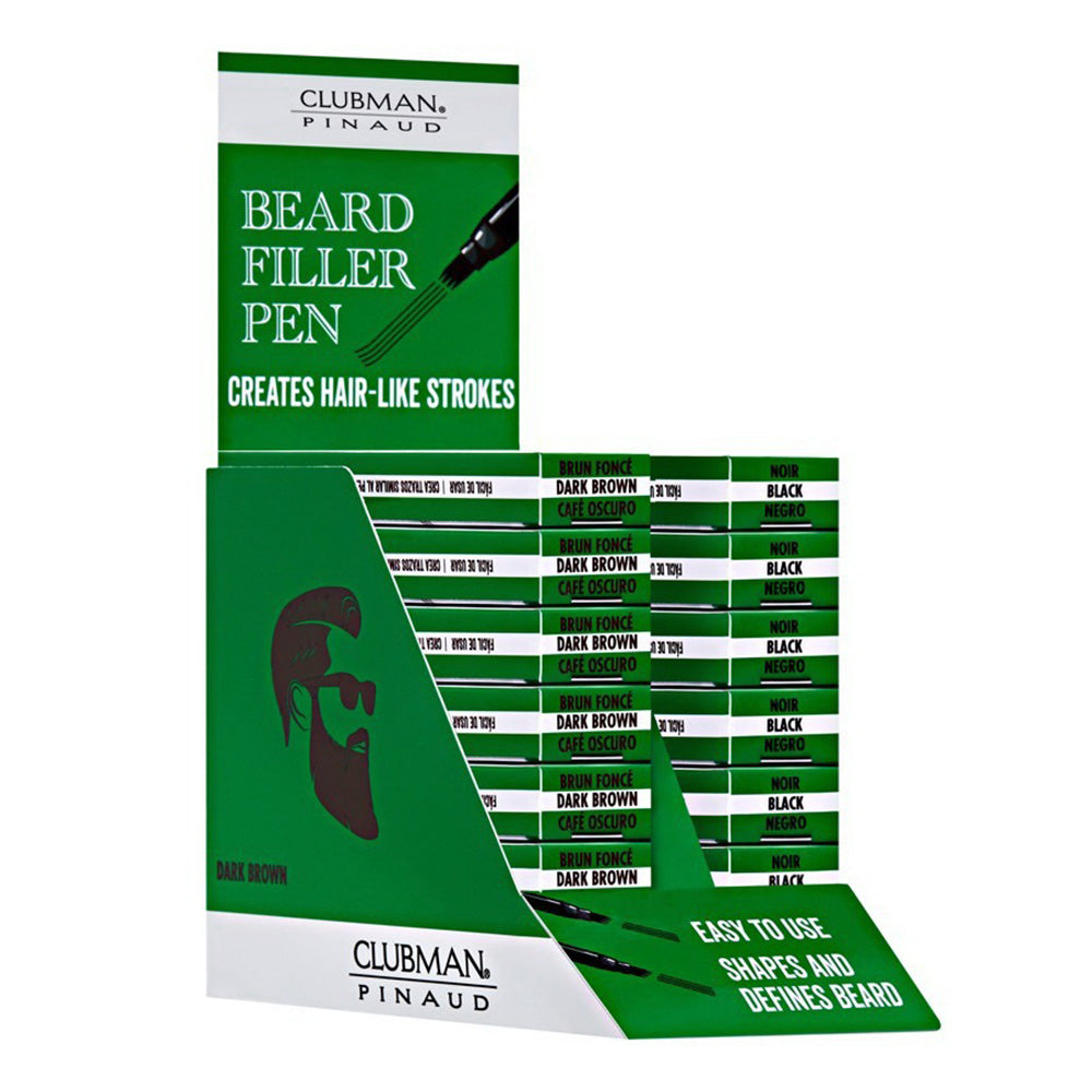 Clubman Beard Liner Filler Pen Shapes and Defines Beard 12Ea