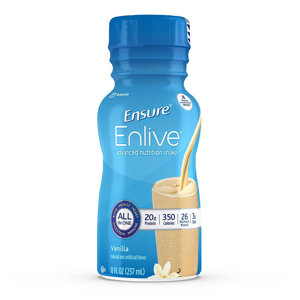 Ensure Enlive Nutrition Shake, Vanilla, 24 Ea/237ML