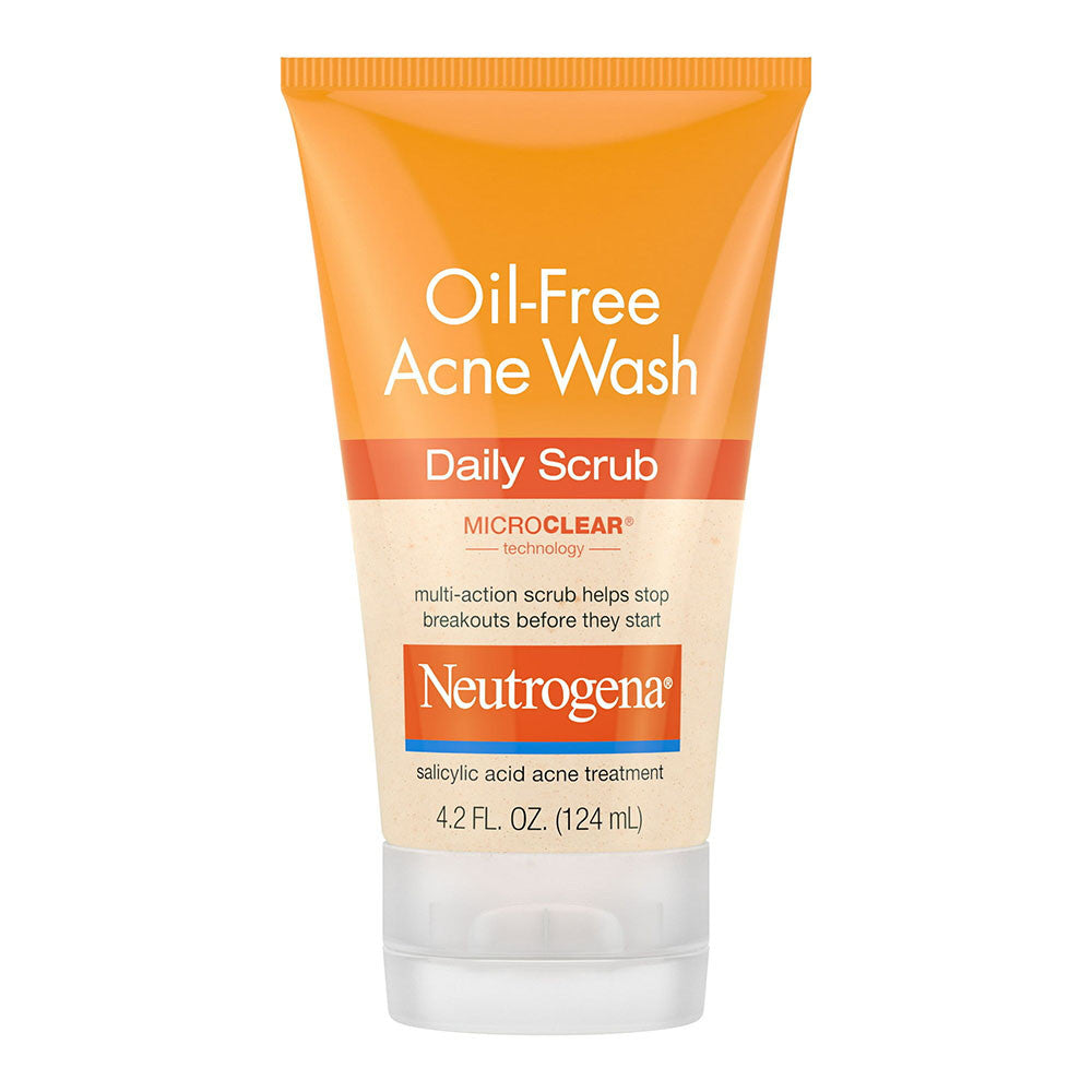 Neutrogena Oil-Free Acne Wash Daily Scrub, 4.2 Oz