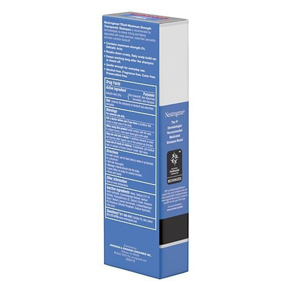 Neutrogena T/Sal Therapeutic Shampoo, Scalp Build-Up Control, 4.5 oz