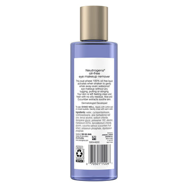 Neutrogena Oil Free Eye Makeup Remover, 8 Oz