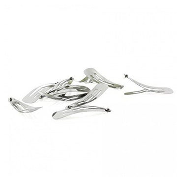 Annie 5 cm 3174 Spring Clips Silver, 10 Ea