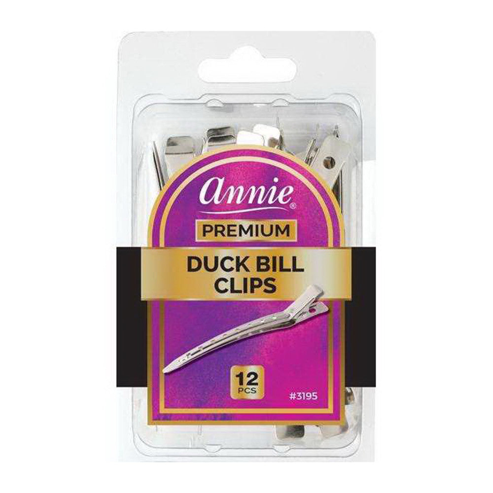 Annie Premium Duck Bill Clips 3195, 12 Ea