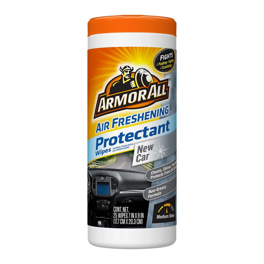 Armor All Air Freshening Protectant Wipes, 25 Ea