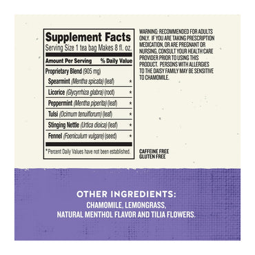 Celestial Seasonings Sleepy Time Sinus Soother Herbal Wellness Tea Bags, 20 Ea