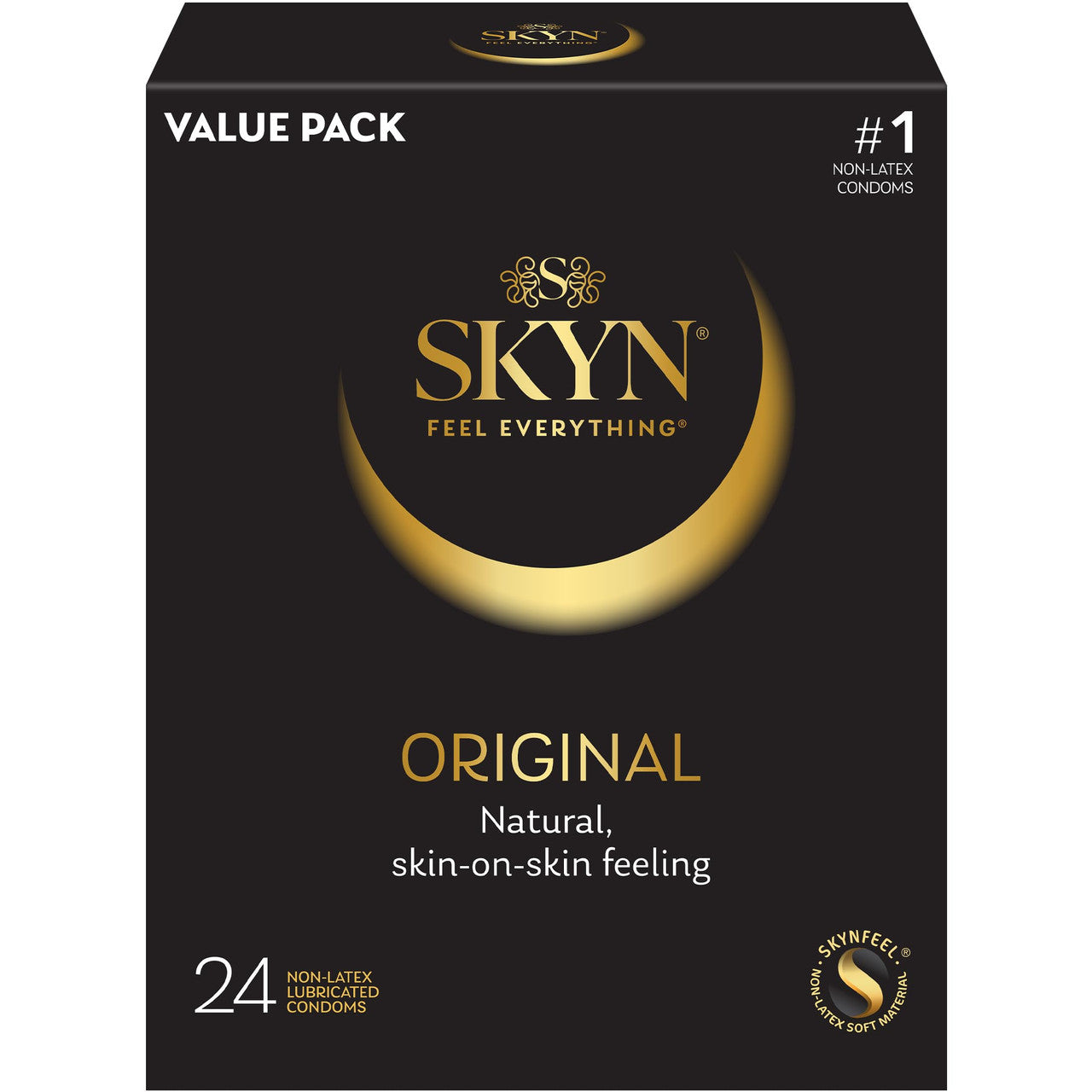 Skyn LifeStyles Original Non-Latex Lubricated Condoms, 24 Ea