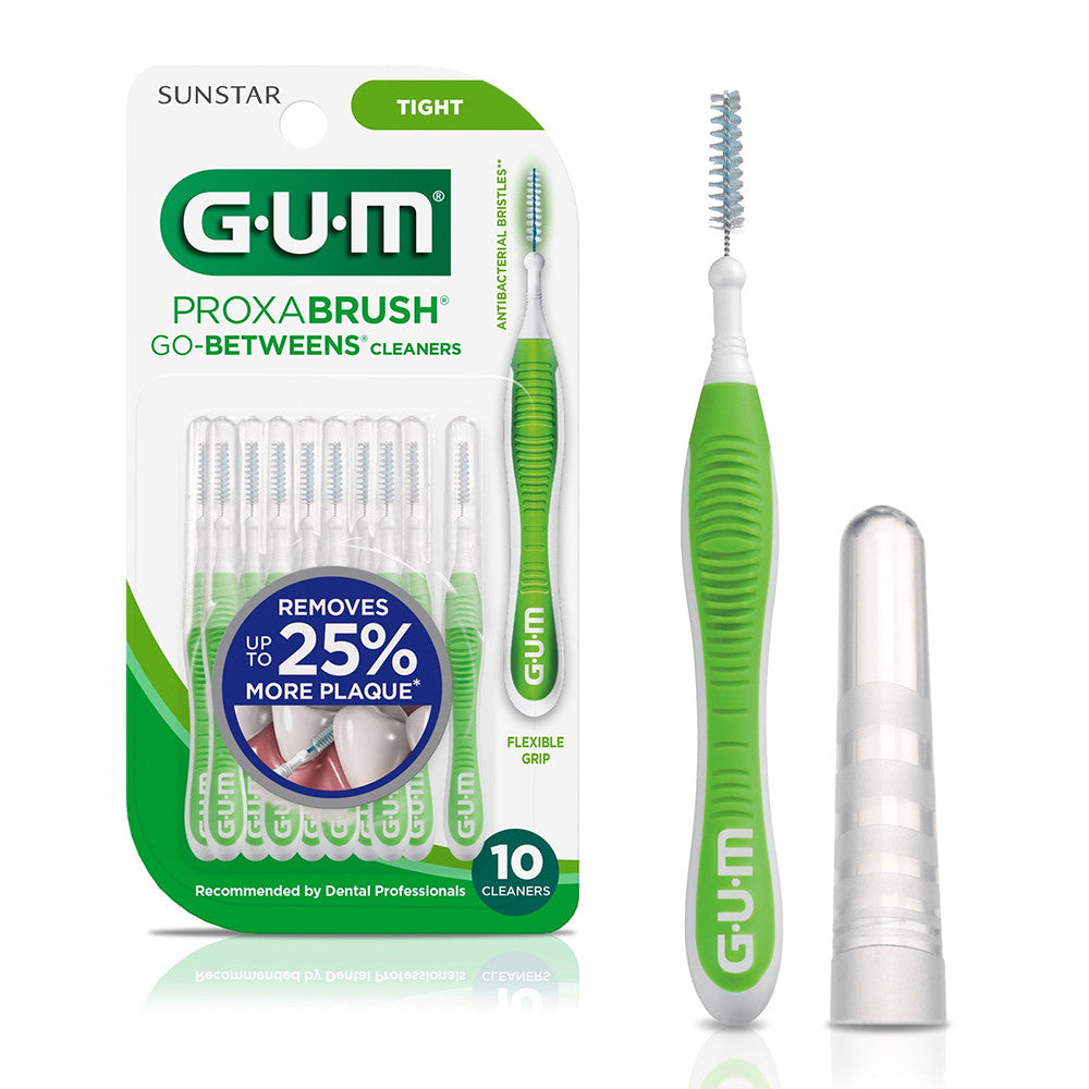 Sunstar Gum Proxabrush Go Between Tight Cleaners, 10 Ea