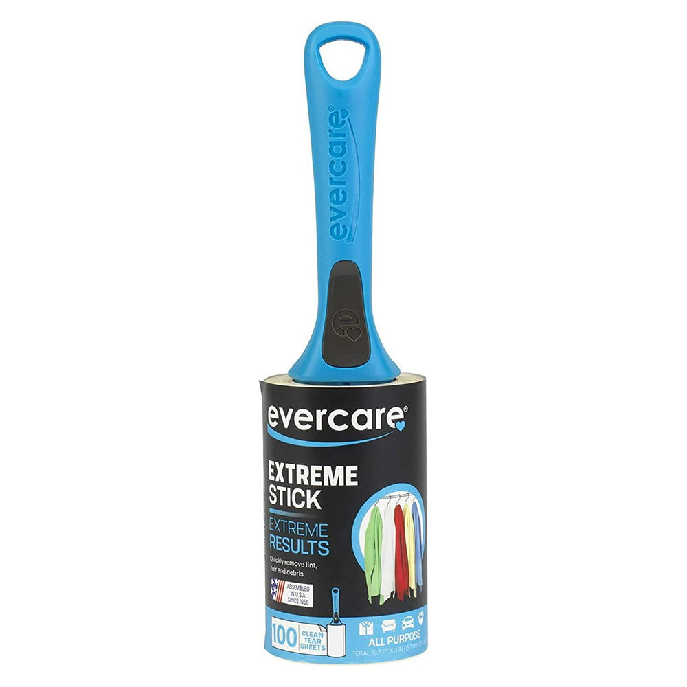 Evercare Extreme Stick Lint Roller Sheets for Removing Pet Hair and Lint 100Ea
