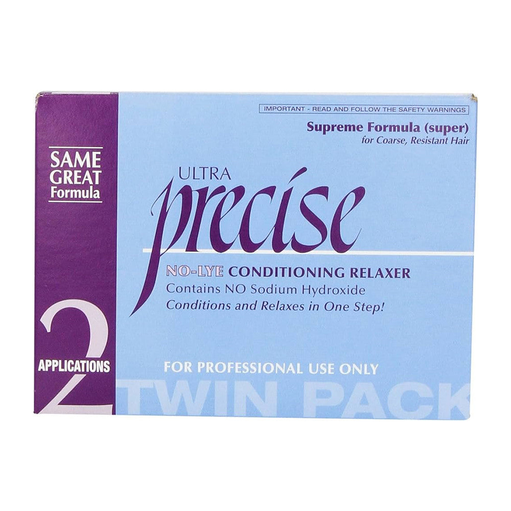 Softsheen Carson Ultra Precise No-Lye Conditioning Supreme Hair Relaxer Kit, 2 Ea