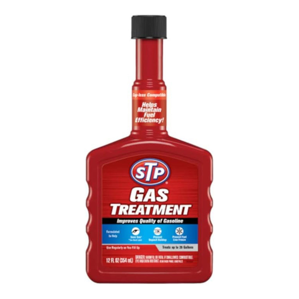 STP Gas Treatment Improves Quality of Gasoline Engine 12Oz (354ml)