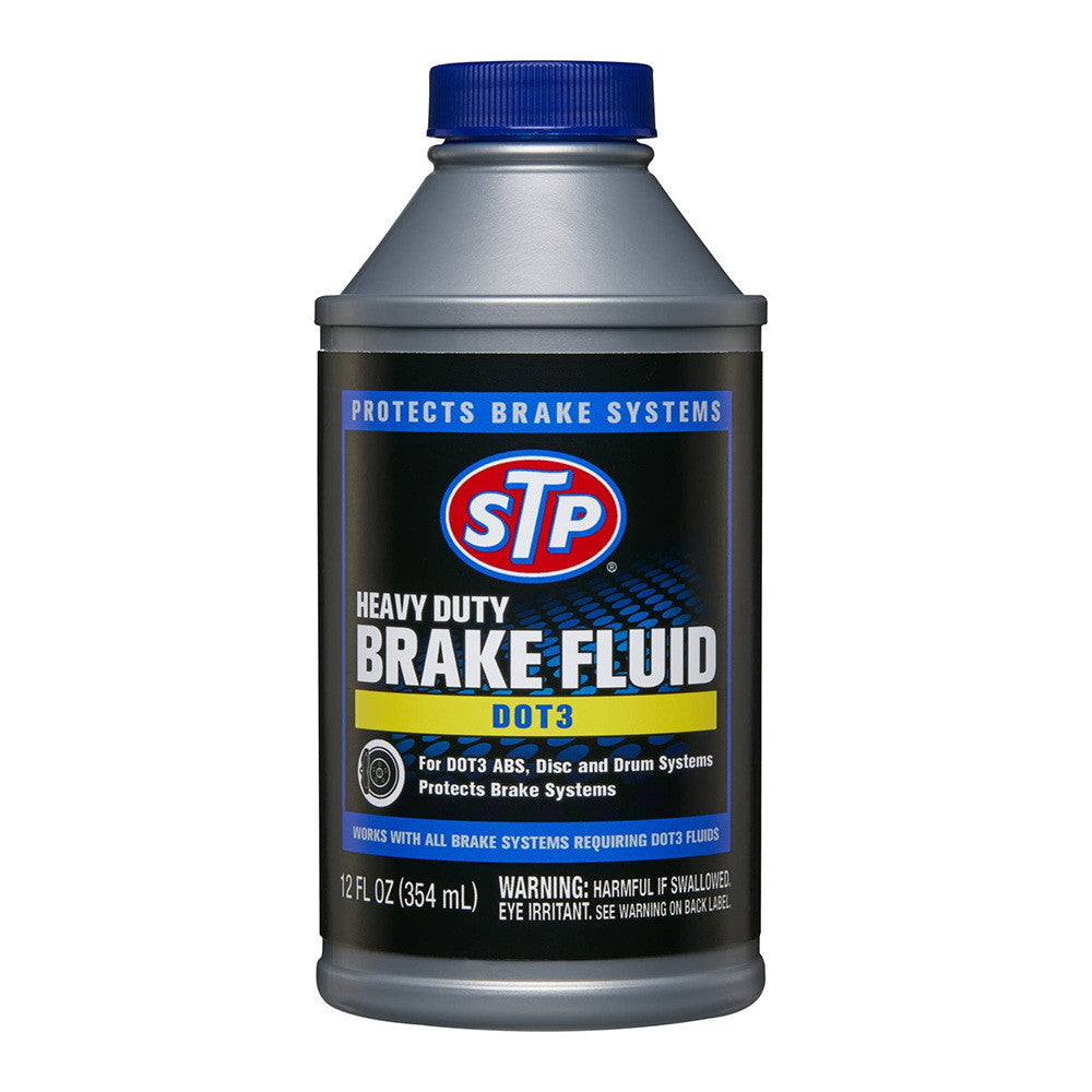 STP Heavy Duty Brake fluid, Dot 3, 12 Oz
