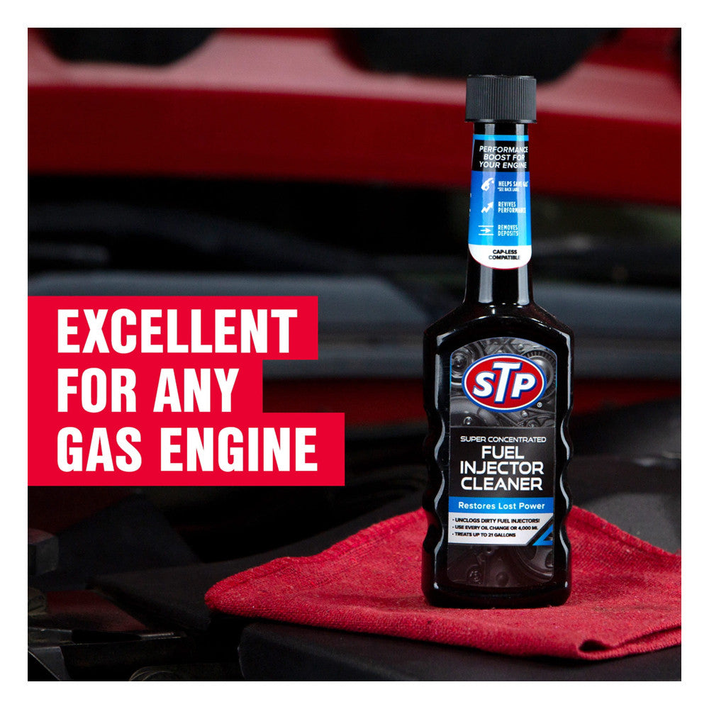 STP Super Concentrated Fuel Injector Cleaner, 5.25 Oz