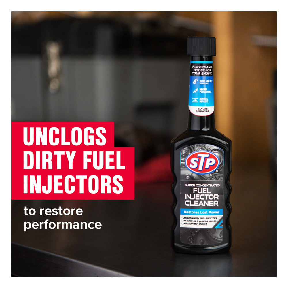 STP Super Concentrated Fuel Injector Cleaner, 5.25 Oz