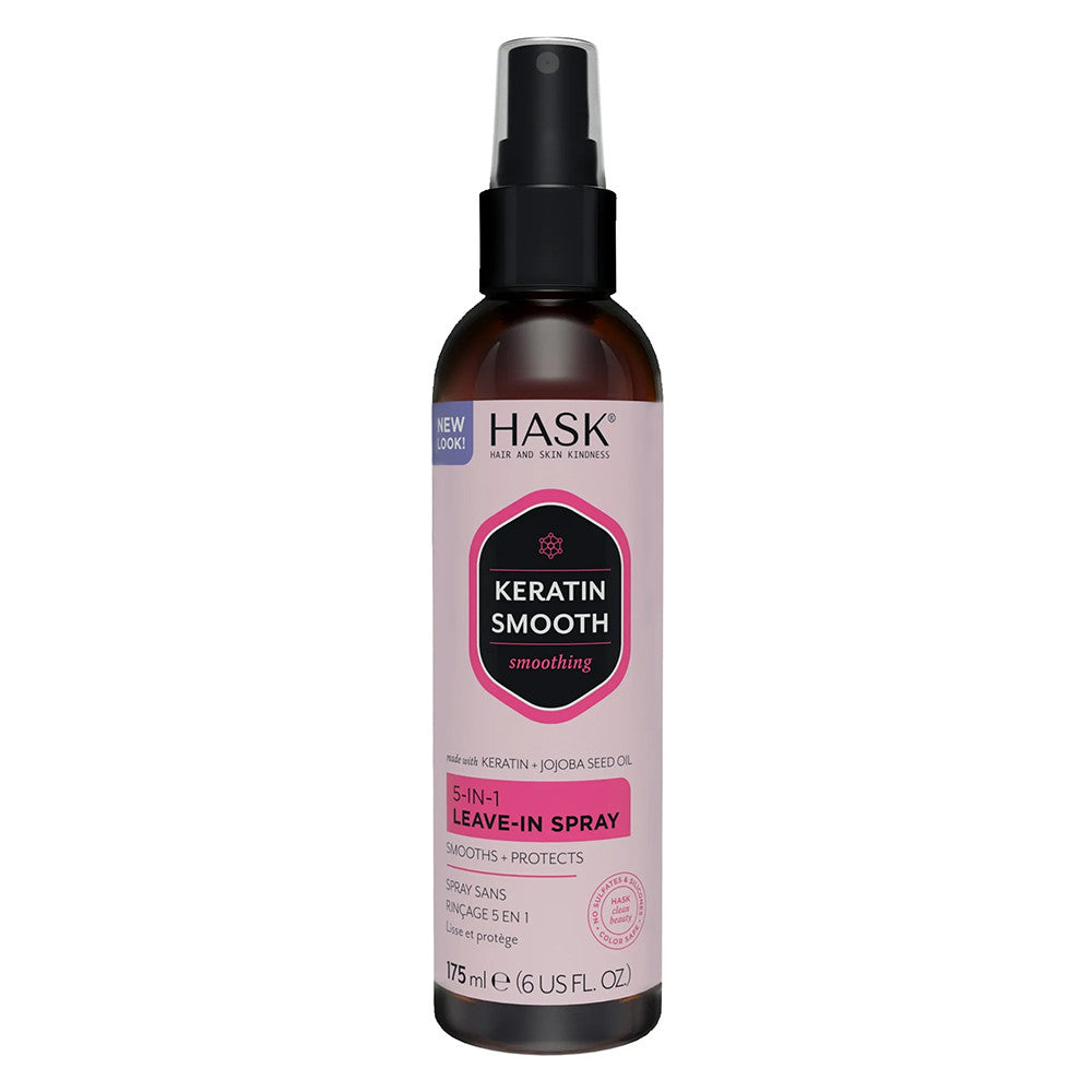 Hask Keratin Smooth Protein 5-in-1 Leave in Spray, 6 Oz