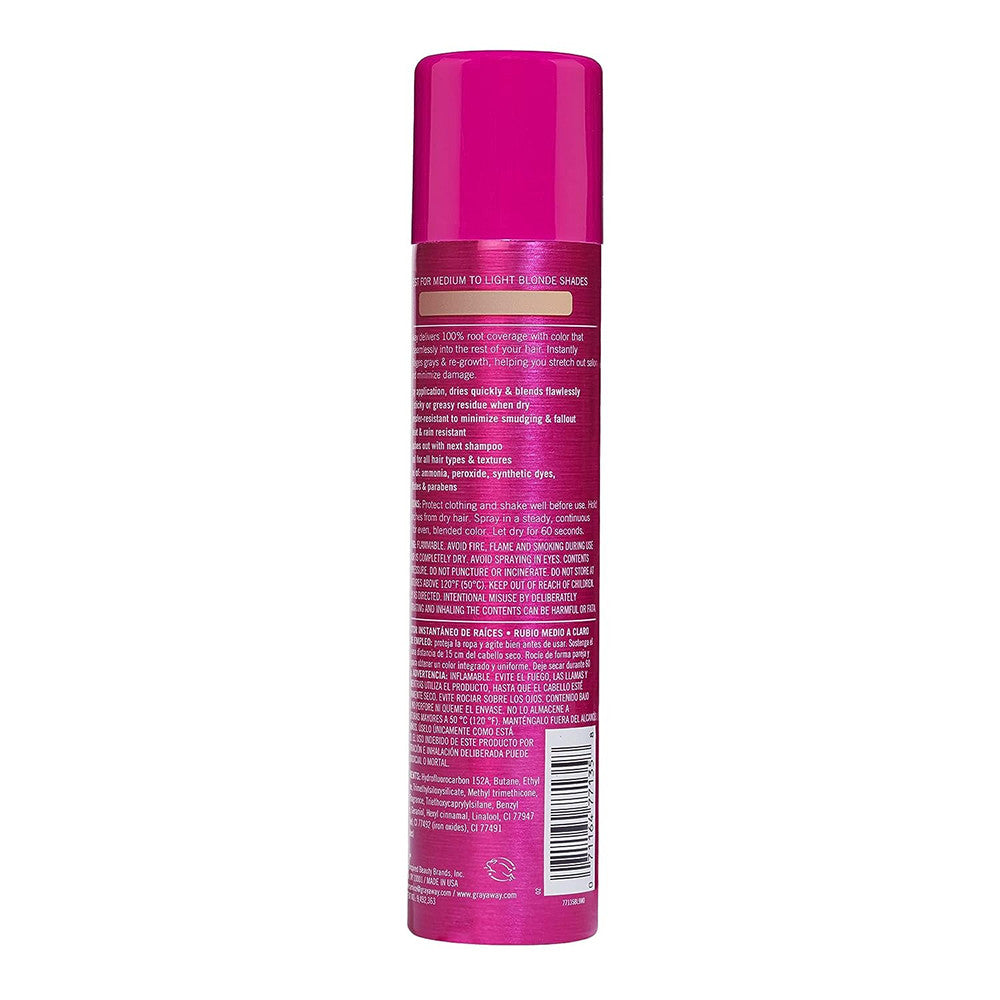 Everpro Gray Away Instant Root Cover Up Spray, Medium to Light Blonde, 2.5 Oz