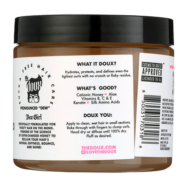 The Doux Bee Girl Honey Curl Custard, 16 Oz