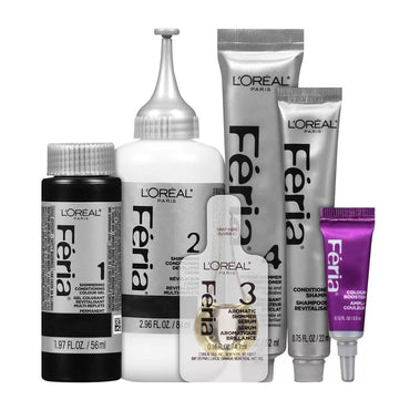 Loreal Feria Multi Faceted Shimmering Permanent Haircolor, 20 Black, 1 Ea