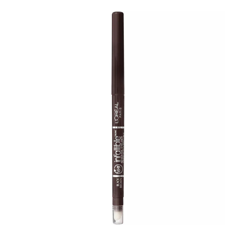 LOreal Paris Infallible Never Fail Original Mechanical Pencil Eyeliner, Black Brown, 1 Ea
