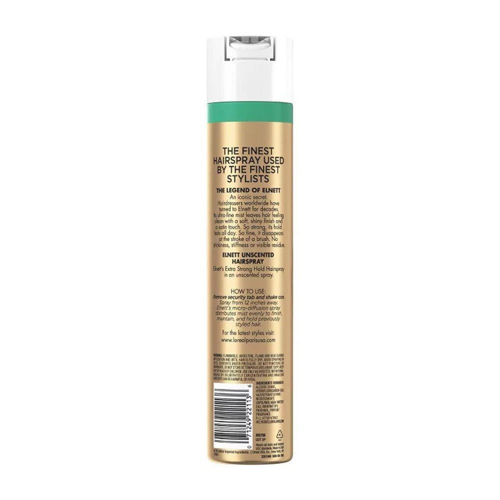 Loreal Elnett Satin Hairspray, Extra Strong Hold, 11 Oz