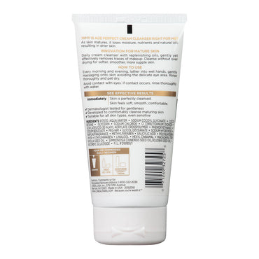 Loreal Paris Age Perfect Facial Cream Cleanser For Mature Skin, 5 Oz