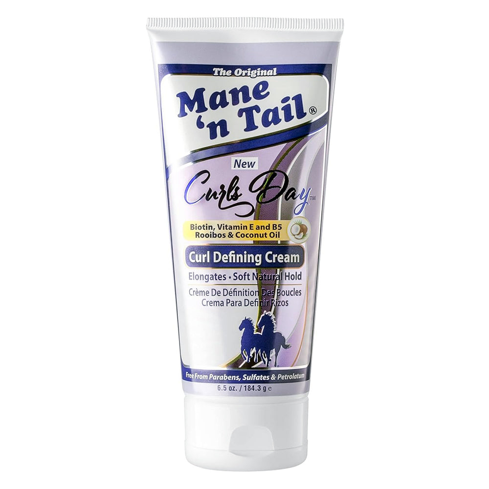 Mane n Tail Curls Day Curl Defining Cream Moisturizing Curl Enhancing Cream 6.5Oz (184.3g)