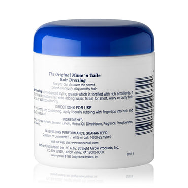 Mane n Tail The Original Hair Dressing Straight Arrow For Maxmium Conditioning And Styling, 5.5 oz