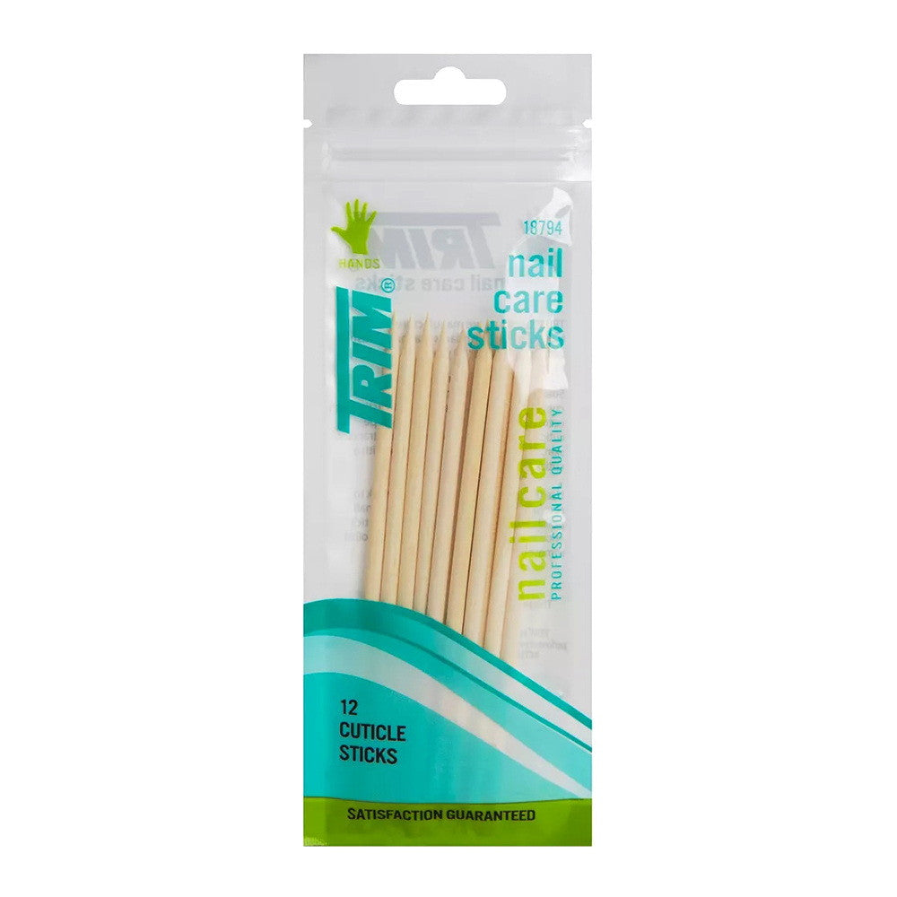 Trim Wood Nail Care Cuticle Sticks, 4 Ea