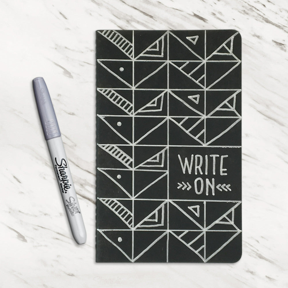 Sharpie Fine Point Marker, Metallic Silver - 2 Ea