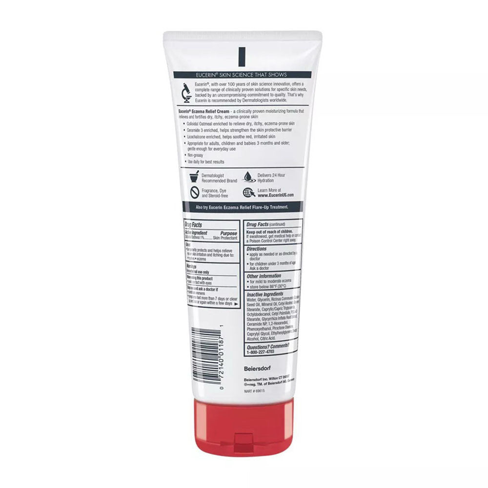 Eucerin Eczema Relief Body Cream With Oatmeal, 8 Oz