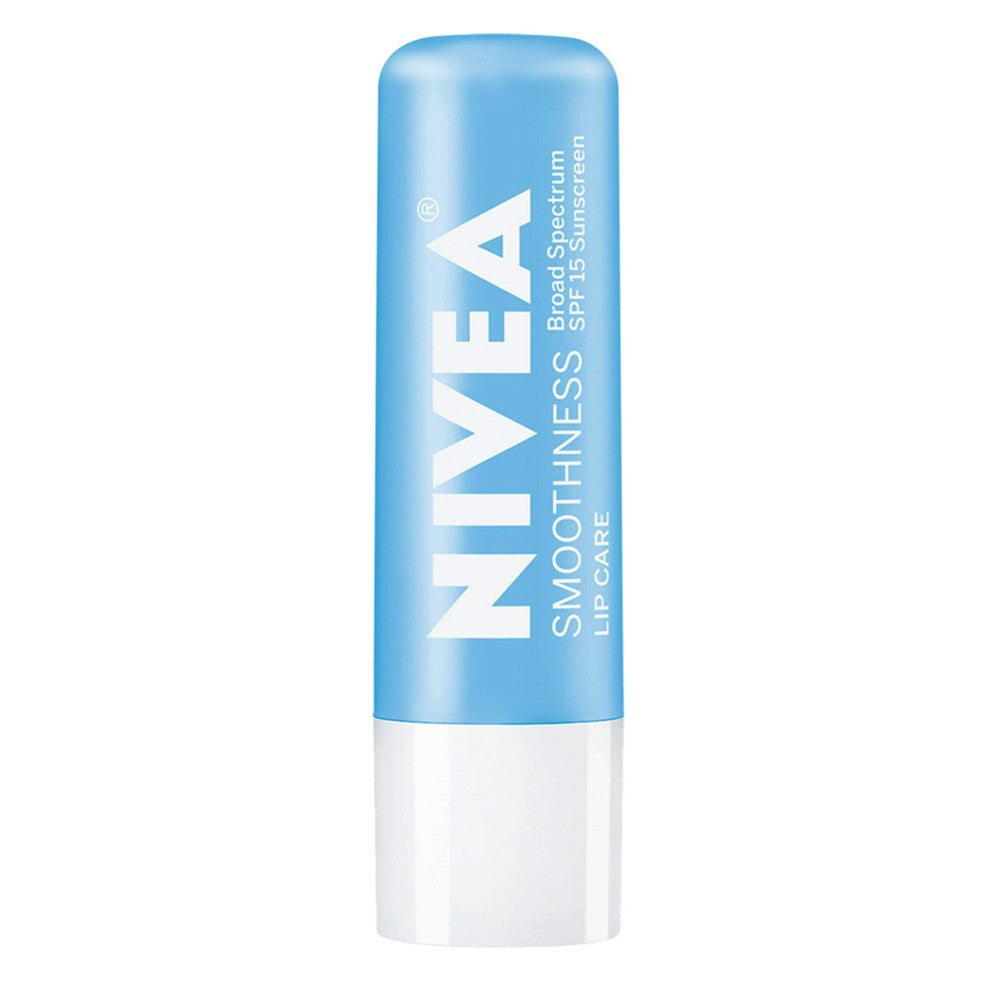 Nivea Smoothness Lip Care With Broad Spectrum SPF 15 Sunscreen, 0.17 Oz