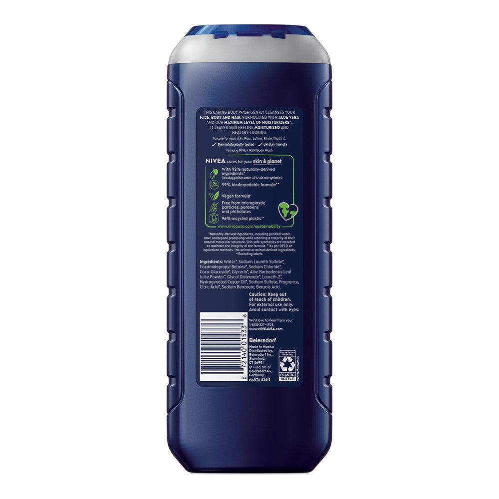 Nivea Men Maximum Hydration 3-In-1 Body Wash - 16.9 Oz