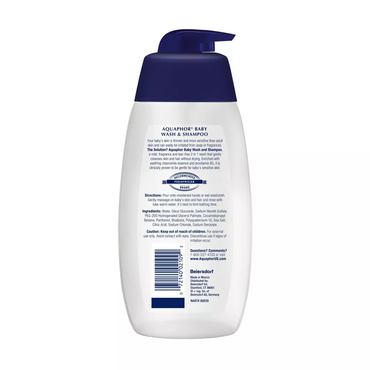 Aquaphor Cleansing Baby Wash And Shampoo, Tear Free, 16.9 Oz