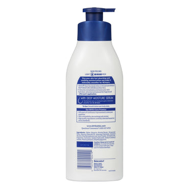 Nivea Body Lotion Deep Moisture Serum with Pump, Aloe Vera, 16.9 Oz
