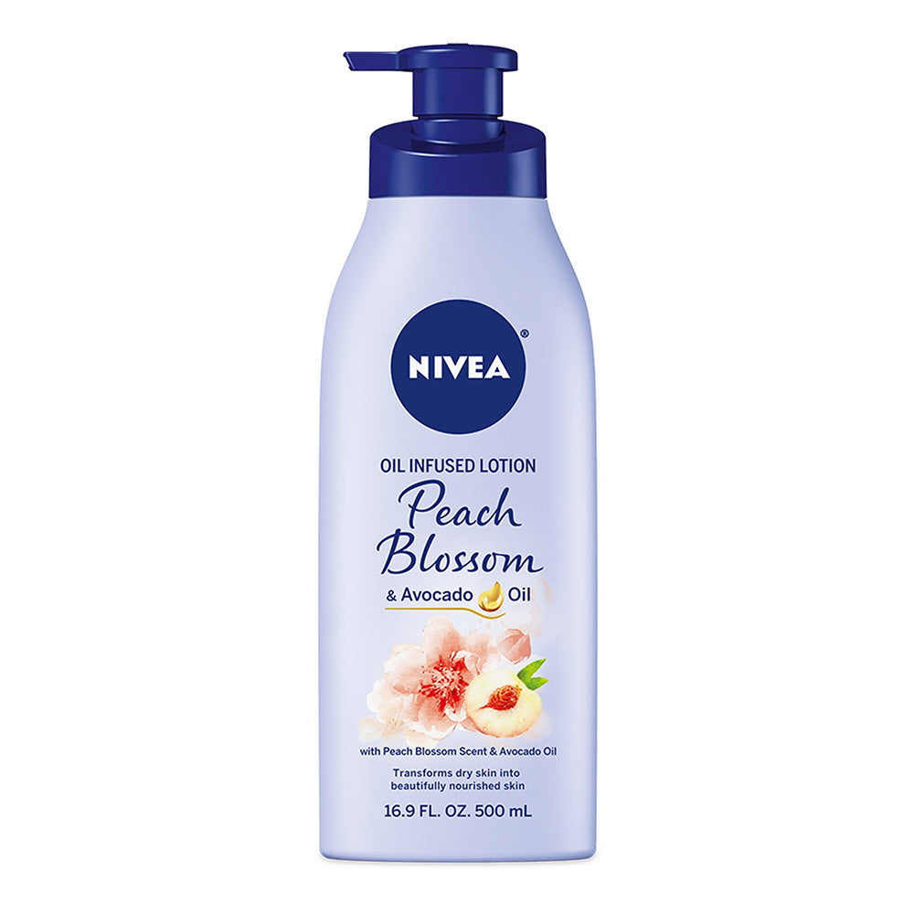 Nivea Oil Infused Peach Blossom and Avocado Oil Body Lotion, 16.9 Oz