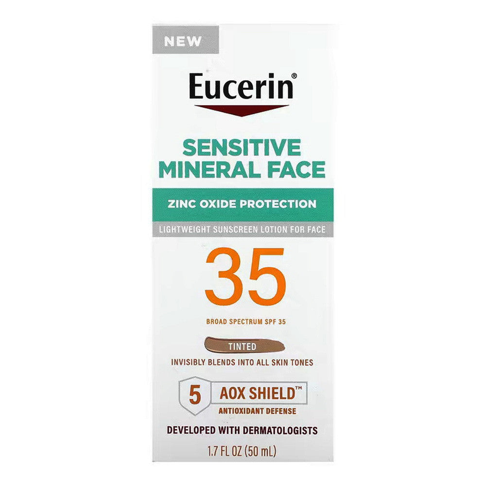 Eucerin Sensitive Mineral Face Tinted Sunscreen SPF35, 50 Ml