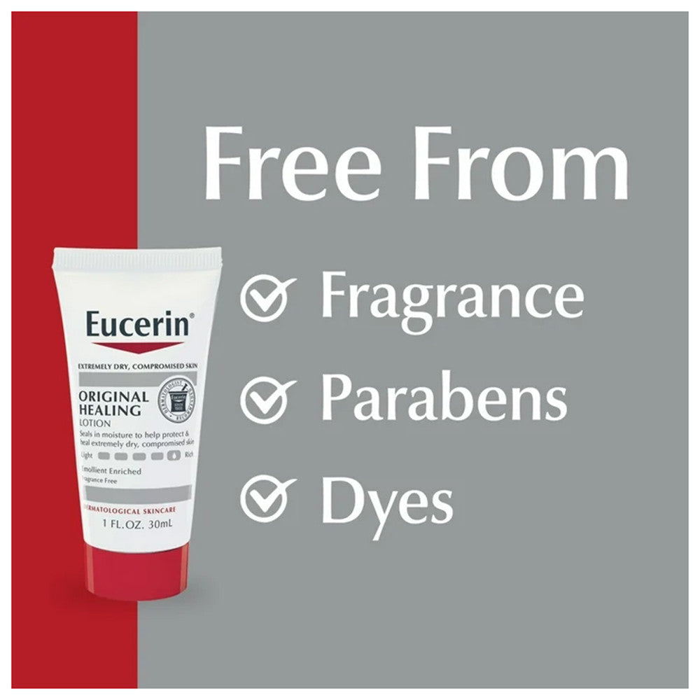 Eucerin Orignal Moisturizing Lotion For Dry Skin, Trial Size 1 oz