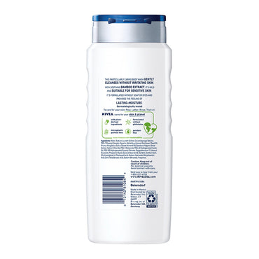 Nivea Men Sensitive Body Wash with Bamboo Extract, 16.9 Oz