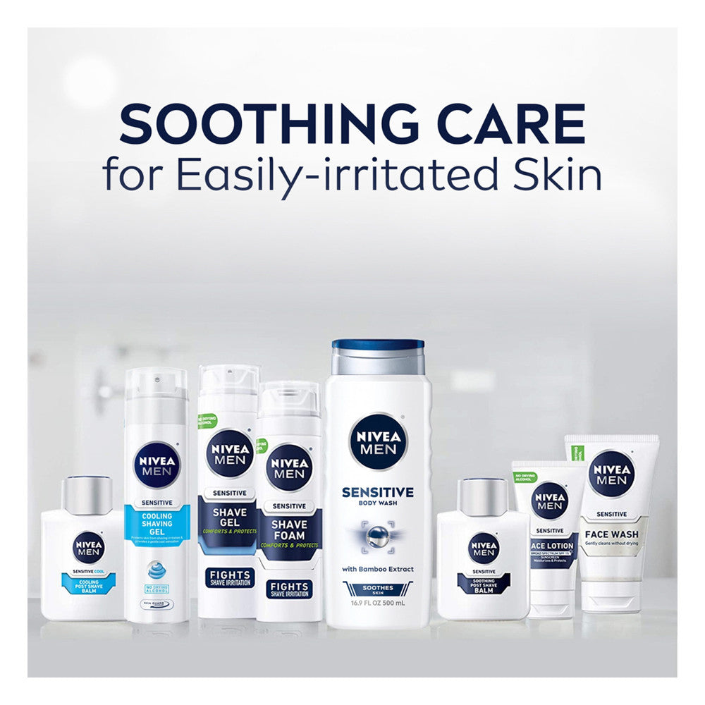 Nivea Men Sensitive Body Wash with Bamboo Extract, 16.9 Oz