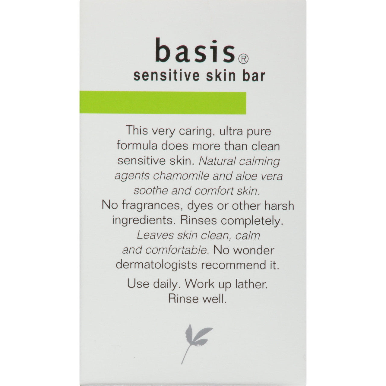 Basis Sensitive, Skin Bar Soap 4 Oz