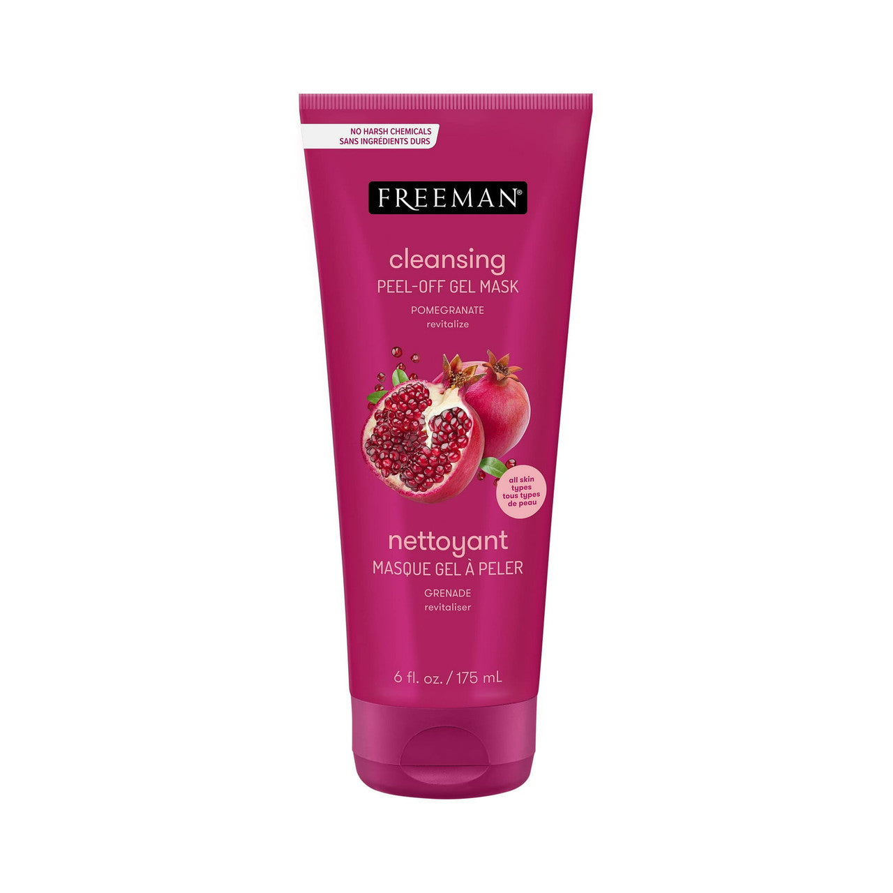Freeman Revealing Peel-Off Facial Mask, Pomegranate - 6 Oz