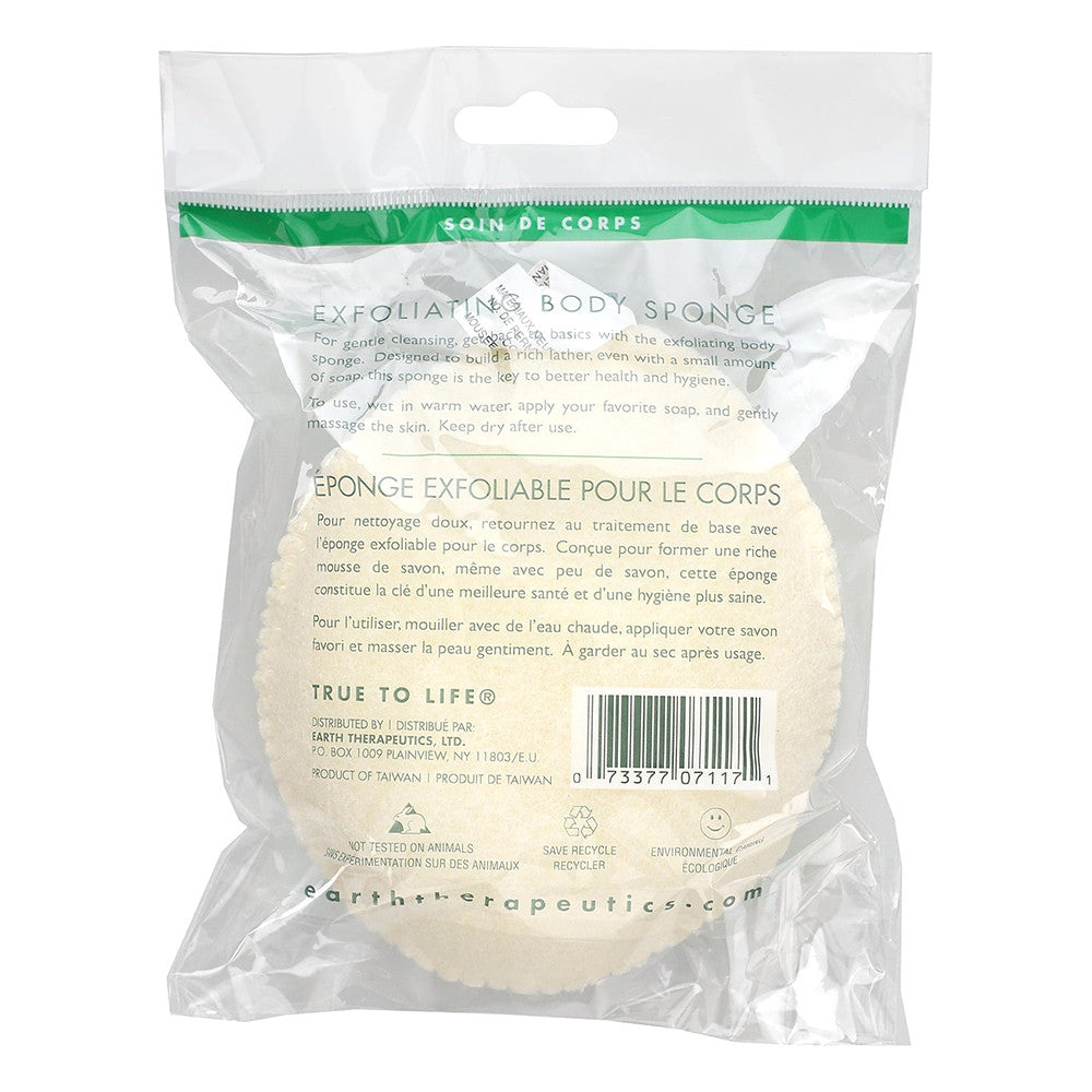 Earth Therapeutics Exfoliating Body Sponge, 1 Ea