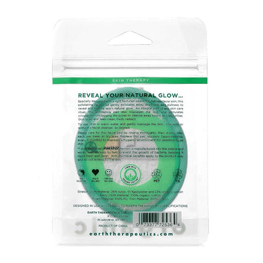 Earth Therapeutics Organic Cotton Exfoliating Facial Pad, 1 Ea